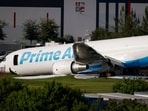 An Amazon cargo plane crashed after overshooting the runway at Miami International Airport (MIA) in Miami, Florida, US. 