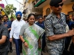  Delhi chief minister Rekha Gupta and state cabinet minister Manjinder Singh Sirsa visited the collapse site during rescue operation on Monday.(PTI)