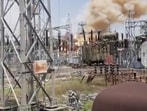 The explosion triggered a fire, which officials said was brought under control shortly afterwards. (HT)