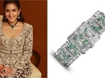 Radhika Merchant wears an extraordinary Patek Philippe timepiece, crafted in 18K white gold.(Instagram)