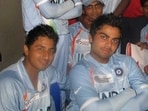 Virat Kohli with his U19 World Cup-winning team.