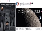 US President Donald Trump posted 'Moon is ours' image on Truth Social. 
