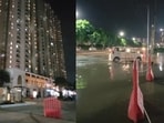 A woman highlighted poor facilities outside her high-rise society despite residents paying crores for flats.