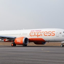 The passenger was exiting an Air India Express flight from Bengaluru