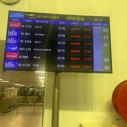 Five of the seven diverted flights later returned to Amritsar. (X/ColRohitChaudry)