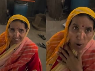 A man captured his mother’s hilarious reaction after revealing the  <span class='webrupee'>₹</span>50,000 price of his Meta glasses.