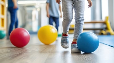 Paediatric physiotherapy can help children develop strength, coordination, balance and functional mobility, particularly when developmental delays are linked to neurological conditions, injuries or disorders. (Adobe Stock image for representational purpose ) Paediatric physiotherapy can help children develop strength, coordination, balance and functional mobility, particularly when developmental delays are linked to neurological conditions, injuries or disorders. (Adobe Stock image for representational purpose )