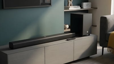 Get cinematic, powerful TV sound without the home theatre cost. (AI Generated) Get cinematic, powerful TV sound without the home theatre cost. (AI Generated)