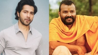 Varun Dhawan is mesmerised by Hanuman Ansh.