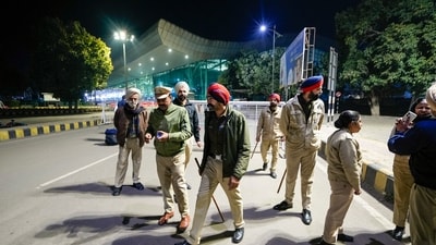 Amritsar airport director Anirudh Kumar said police were alerted after multiple suspected drones were seen in the airport’s operational area. (PTI)