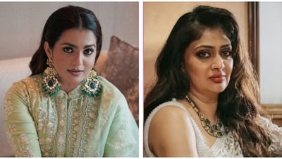 Parvathy addresses her equation with Geetu Mohandas. Parvathy addresses her equation with Geetu Mohandas.