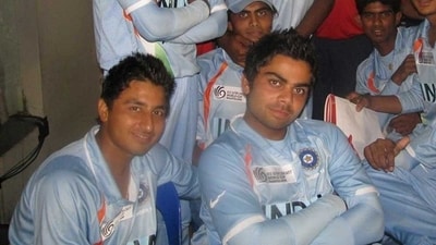 Virat Kohli with his U19 World Cup-winning team. (X Images) Virat Kohli with his U19 World Cup-winning team. (X Images)