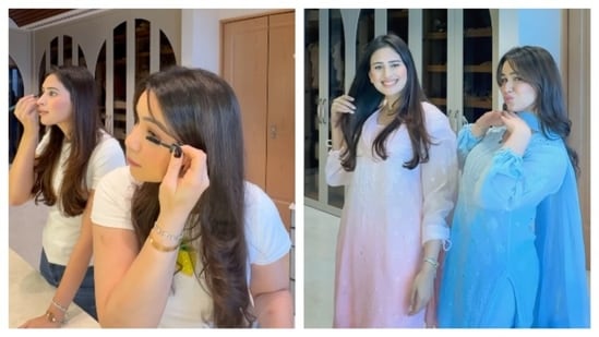 Sara Tendulkar posted a get-ready-with-me for Rakhi with her sister-in-law Saaniya Chandhok.