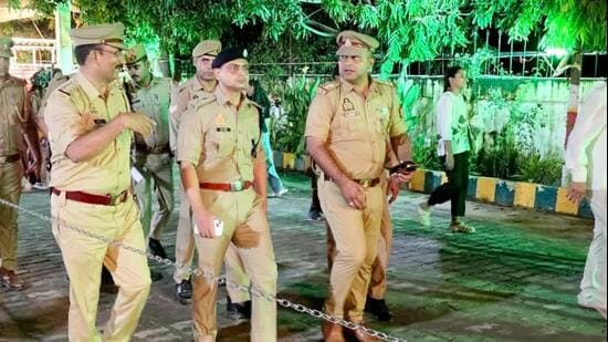 Police said they were investigating allegations that the woman, Shalu Vinocha, ordered a hit on her multi-millionaire father-in-law, Vineet Vinocha, to end his tight control over the household’s finances. (X/Dcpwkanpur)