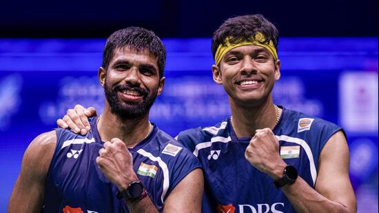 Satwiksairaj Rankireddy (L) and Chirag Shetty. (PTI)