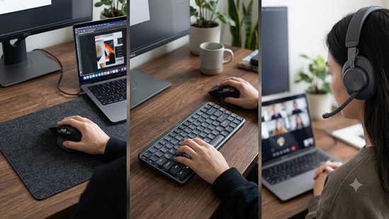 Premium Accessories from Logitech: Upgrade your workspace with thoughtfully designed tools for seamless daily tasks.
