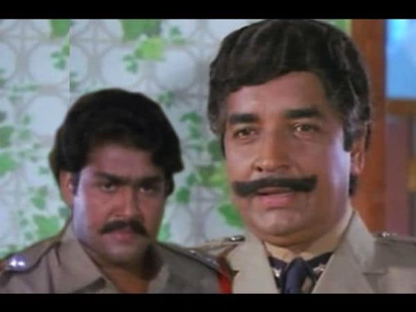 Prem Nazir with Mohanlal (L) in one of his final films. Prem Nazir with Mohanlal (L) in one of his final films.