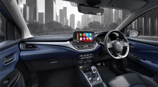 The new Baleno also offers customers the option to personalise the car with two exclusive accessory packages (Maruti Suzuki)