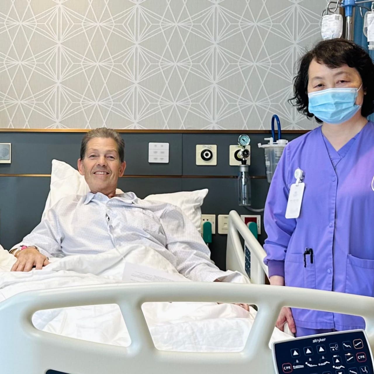 Josh Bronkhorst underwent CAR-T treatment for stomach cancer at Jiahui International Hospital in Shanghai. Josh Bronkhorst underwent CAR-T treatment for stomach cancer at Jiahui International Hospital in Shanghai.