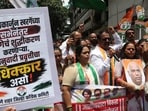 Congress held protests in multiple corners of the country following reports of a purification ritual at Haldwani after Mallikarjun Kharge's speech.