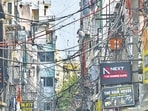 A visit by HT found buildings with poor ventilation, dilapidated furniture, weak walls, and narrow corridors. (Sanchit Khanna/HT)