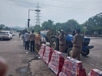 Around 20 such barricades have been removed and can now be utilised at other places where they are required. (HT Photo)
