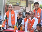 BJP state chief Madan Rathore campaigning in Jaipur. (X/Representative)