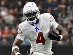 Jeremiyah Love was not listed with the first-team offense on the unofficial Week 1 depth chart.
