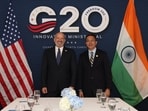 Union minister of state for commerce and industry Jitin Prasada with US Commerce Secretary Howard Lutnick