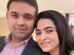 Karishma Nayar with her husband, Mohit Nayar. 