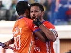 The Indian teams wore saffron jerseys at the World Cup last month. (AP)