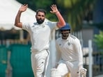 East Zone's Mohammed Shami on day 3 of the Duleep Trophy 2026-27 final cricket match between South Zone and East Zone