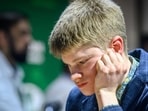 Russia’s 2024 World Rapid chess champion Volodar Murzin. (Michał Walusza/Fide)
