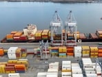 Shipping containers at the Port of Montreal in Montreal, Quebec, Canada. (REUTERS)