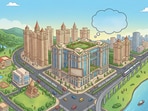 Tata AIA Life Insurance Company Limited has leased a large office space measuring 98,671.09 sq ft in Thane, near Mumbai. (Picture for representational purposes only)