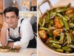 Kunal Kapur's aloo beans ki sabzi recipe takes approximately 45 minutes to make. 