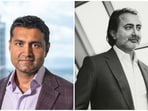 Palantir Chief Technology Officer Shyam Sankar (L) and venture capitalist Hemant Taneja (R) were added to the list of immigrant billionaires in the US in 2026.