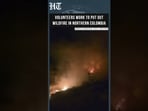 Volunteers Battle Wildfire In Northern Colombia As Flames Spread