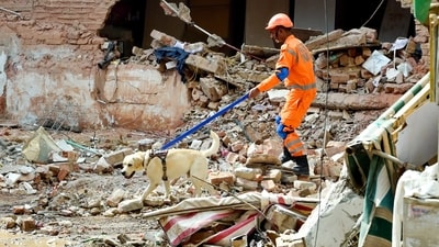 The distraught father also reportedly claimed that he faced many difficulties in searching for his son after the PG accommodation building collapsed. (Representative Image (File Photo/ANI)) The distraught father also reportedly claimed that he faced many difficulties in searching for his son after the PG accommodation building collapsed. (Representative Image (File Photo/ANI))