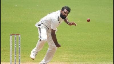Chennai: East Zone's Mohammed Shami bowls on day 3 of the Duleep Trophy 2026-27 final cricket match between South Zone and East Zone, in Chennai, Tamil Nadu, Tuesday, Sept. 8, 2026. (PTI Photo/R Senthilkumar)(PTI09_08_2026_000115A) (PTI) Chennai: East Zone's Mohammed Shami bowls on day 3 of the Duleep Trophy 2026-27 final cricket match between South Zone and East Zone, in Chennai, Tamil Nadu, Tuesday, Sept. 8, 2026. (PTI Photo/R Senthilkumar)(PTI09_08_2026_000115A) (PTI)