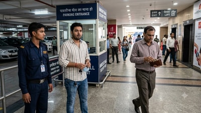 A man allegedly abused security guards over a lost wallet, which was later recovered by a stranger. (Representational image created using AI) A man allegedly abused security guards over a lost wallet, which was later recovered by a stranger. (Representational image created using AI)