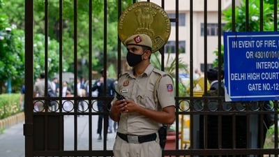 Delhi police cited security arrangements for the upcoming BRICS Summit scheduled for September 12-13. (Raj K Raj /HT Photo /Representational) Delhi police cited security arrangements for the upcoming BRICS Summit scheduled for September 12-13. (Raj K Raj /HT Photo /Representational)