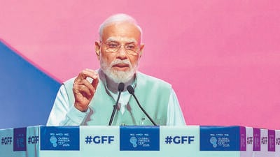 India’s growth story has been powered by UPI: Modi. (PTI) India’s growth story has been powered by UPI: Modi. (PTI)
