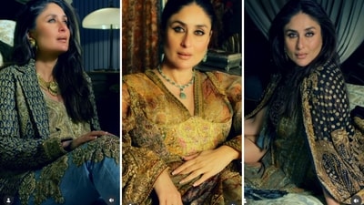 Kareena Kapoor in the trailer of Ritu Kumar's new couture collection. 