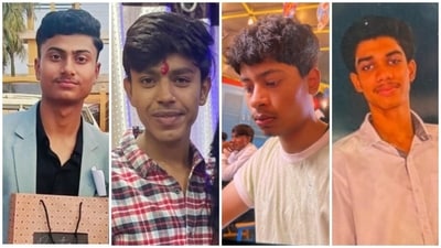 Akshat Yadav, Arpit Jahaj, Pawan Kumar and Yuvraj Soni and were among those who lost their lives in the building collapse. (Sourced/HT) Akshat Yadav, Arpit Jahaj, Pawan Kumar and Yuvraj Soni and were among those who lost their lives in the building collapse. (Sourced/HT)