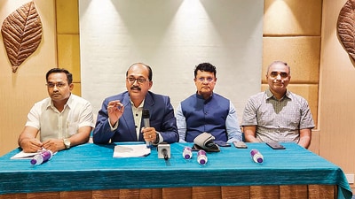 Photo (L to R) : Prahlad Daund, . Prashant Kulkarni, Nitin Kadam and Durgesh Mangeshkar. (HT) Photo (L to R) : Prahlad Daund, . Prashant Kulkarni, Nitin Kadam and Durgesh Mangeshkar. (HT)