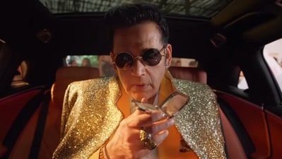 Ravi Kishan in a still from his new song Money Follows My Brother. Ravi Kishan in a still from his new song Money Follows My Brother.