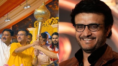দুর্গাপুজোয় ইডেনের মেগা শো নিয়ে শুভেন্দু অধিকারী যেমন বলবেন, সেভাবেই করা হবে, জানালেন সৌরভ গঙ্গোপাধ্যায়। (ছবি সৌজন্যে এএনআই এবং এপি) দুর্গাপুজোয় ইডেনের মেগা শো নিয়ে শুভেন্দু অধিকারী যেমন বলবেন, সেভাবেই করা হবে, জানালেন সৌরভ গঙ্গোপাধ্যায়। (ছবি সৌজন্যে এএনআই এবং এপি)