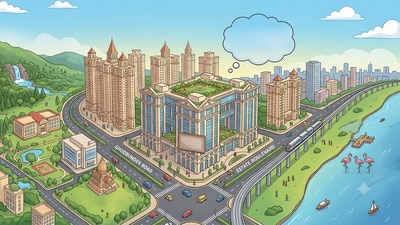 Tata AIA Life Insurance Company Limited has leased a large office space measuring 98,671.09 sq ft in Thane, near Mumbai. (Picture for representational purposes only) (Gemini Generated Photo) Tata AIA Life Insurance Company Limited has leased a large office space measuring 98,671.09 sq ft in Thane, near Mumbai. (Picture for representational purposes only) (Gemini Generated Photo)