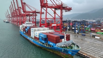 China recorded a trade surplus of $805.5 billion in the first eight months of the year.